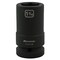 Dynamic 1" Drive Deep Socket, Black Phosphate, Tools 1-3/16" X 1" Drive, 6 Point Deep Length D025538 - alternate 1